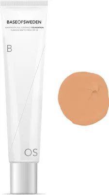 Image de Base of Sweden Fond de teint Waterproof Full Coverage SPF 30 (Brave) 30 ml