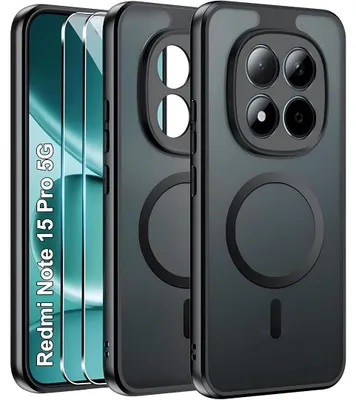 Produktbild von Hülle + 2X Schutzglas für Xiaomi Redmi Note 15 Pro 5G MagSafe Panzerglas Case Full 9H