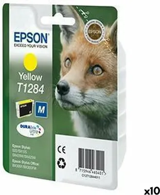 Produktbild von Tintenpatrone Original Epson T1284 gelb Packung mit 10 Stück