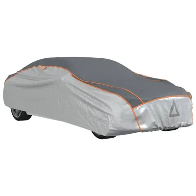 Image de vidaXL Couverture de voiture pour limousine Protection grêle intégrale M Gris argenté