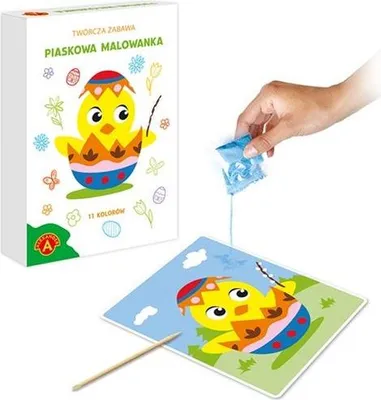 Obrázok produktu pre Obrazy z piesku - Veľkonočné kurča 30617