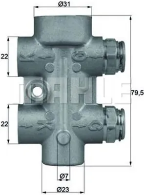 Produktbild von Mahle Thermostat für Ölkühlung für Mercedes