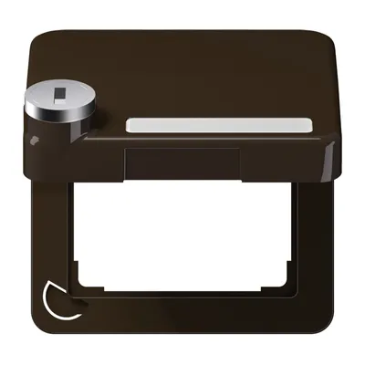 Produktbild von Jung CD590BFKLSLBR Klappdeckel mit Sicherheitsschloss
