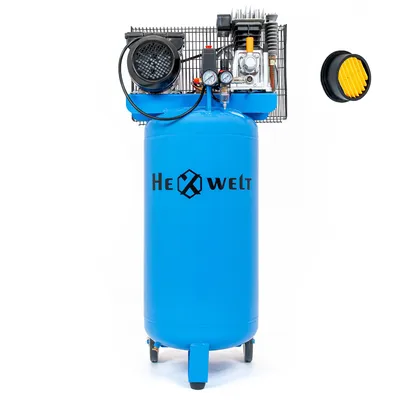 Produktbild von Ölkompressor 100L 2,5 PS HW-KP-100L Druckluftkompressor 8 Bar 260 l/min Werkstatt Garage 230V