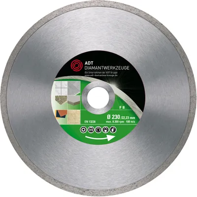 Produktbild von Diamanttrennscheibe F 8 Premium / Sinter / Ø 230 mm / Sonderbohrung