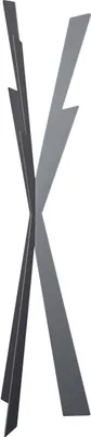 Produktbild von Zeus - Garderobenständer Schlamm, 40x177 cm, freistehend -  Italy