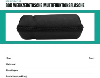 Obrázok produktu pre Ľahká cestovná taška – vodeodolná – prenosná – s veľkou kapacitou – vhodná na opravy bicykla – vyrobená z odolného materiálu EVA