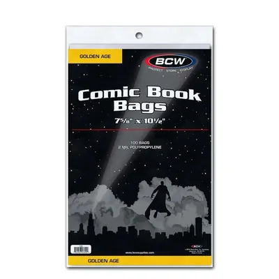 Immagine prodotto di BCW Sacchetti dorati per fumetti (100 ct.)