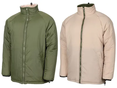 Zdjęcie produktu dla Termoaktywna kurtka outdoorowa, wendbar, oliwkowy/kaki XXL