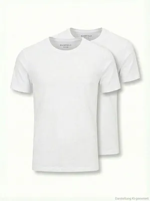 Produktbild von BASEFIELD Herren T-Shirts mit Rundhals-Ausschnitt | 2er Pack | 8011