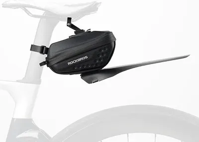 Produktbild von ROCKBROS Fahrrad Satteltasche mit Schutzblech für Rennräder und Mountainbikes Elektrofahrrad Wasserabweisend Radsportzubehör 0,8L