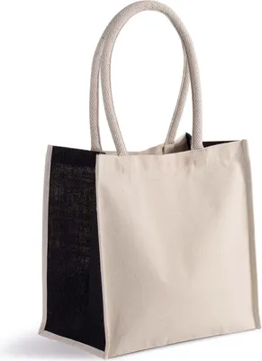 Immagine prodotto di Borsa per la spesa in cotone e iuta Kimood