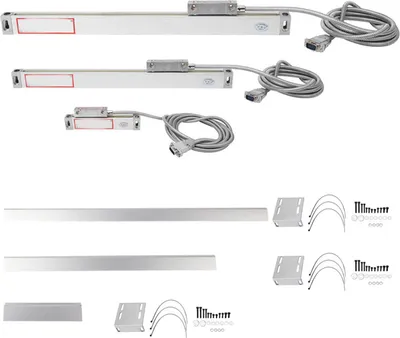 Produktbild von 1 Satz 2AE/3AE Linearmaßstab aus Aluminiumlegierung für JCS900-2AE/JCS900-3AE Digitalanzeige, Hub 0-50 mm, 0-450 mm, 0-650 mm