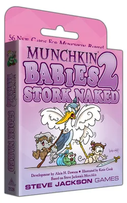 Zdjęcie produktu dla Munchkin Babies 2 Stork Naked – dodatek do gry karcianej – wersja angielska