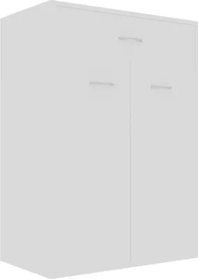 Obrázok produktu pre vidaXL Skriňa na topánky biela 60 × 35 × 84 cm Drevo Materiál