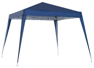 Produktbild von Faltbarer Partyzelt, 2,4 x 2,4 m – Wasserdichter Gartenpavillon mit UV-Schutz – Blau