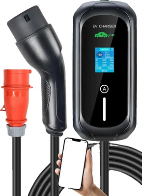 Obrázek produktu pro Mobilní nabíječka EV, výkon 11 kW, kompatibilita s typem 2, TYP2