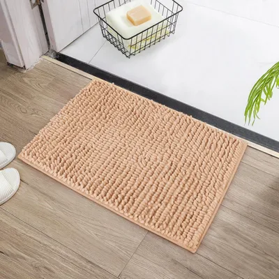 Imagen del producto de Alfombrilla antideslizante, resistente al moho, de 40 x 60 cm, de felpa, para el baño