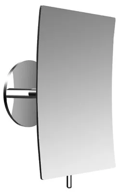Image de emco puree miroir adhésif, carré, avec poignée, grossissement 3x, chrome, 109400130