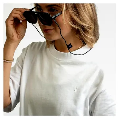 Produktbild von Brillenband für Damen und Herren - Jade - Brillenkette für Festival und Strand - 2er Set - Modische Brillenbänder