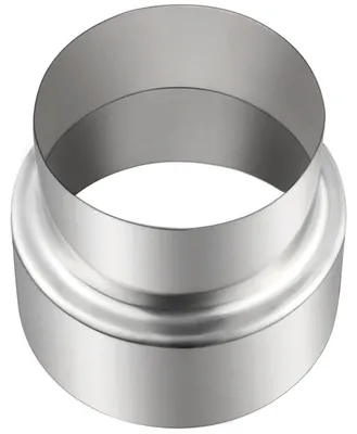 Zdjęcie produktu dla Spirala, reduktor rury grzewczej, 110 mm do 100 mm, stal nierdzewna
