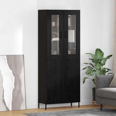 Imagen del producto de vidaXL Mueble alto, color , aspecto de roble, 69,5 x 34 x 180 cm, material de madera