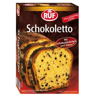 Obrázek produktu pro RUF Schokoletto s čokoládovými lupínky a polevou 500g