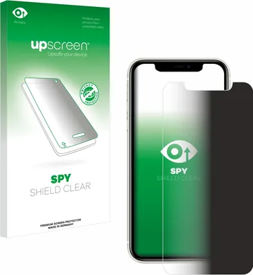 A product package and a smartphone with a screen protector are shown.