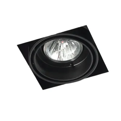 Image de Spot encastré Multidir One LED 107 mm sans cache 8 W 58,1° Noir IP23