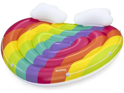 Image de Bestway 43722 Jouet gonflable pour piscine et plage Multicolore Monochromatique PVC Matelas flottant