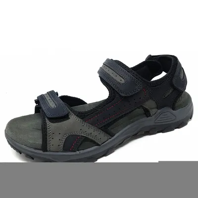 Produktbild von Rohde 5945 Mount Herren Trekking Sandalen Leder, Größe:40 EU, Farbe:Schwarz