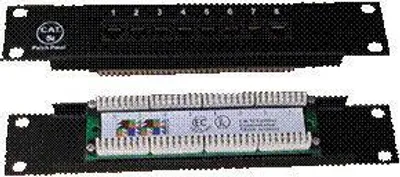 Obrázek produktu pro DATACOM Patch panel 10'' UTP cat5e 8portů 1U