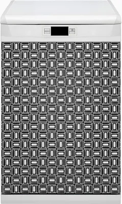 Produktbild von Magnet Folie für Geschirrspüler Magnete  Geschirrspüle Magnet für Spülmaschine 45x80 cm Nachbildung - Geometrisches Muster