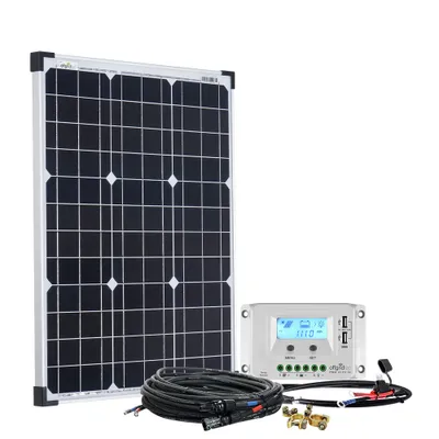 Produktbild von basicPremium-S 50W Solaranlage 12V/24V