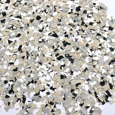 Dekorative Epoxidflocken 900 g, 3-5 mm, Farbmischung für Böden
