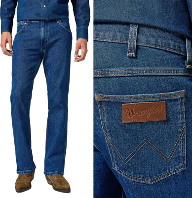 Produktbild von WRANGLER, Herren Jeanshosen, Straight fit, HORIZON, W31 L34, Blau, Jeans, baggyjeans, buggy