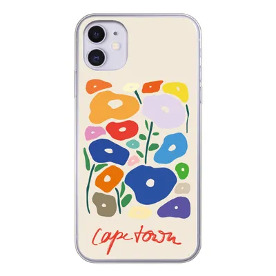 Produktbild von MuchoWow® Handyhülle Schutzhülle Hülle für iPhone 11 Blume - Abstrakt - Südafrika Silikon Softcase Handy Hülle - Handytasche