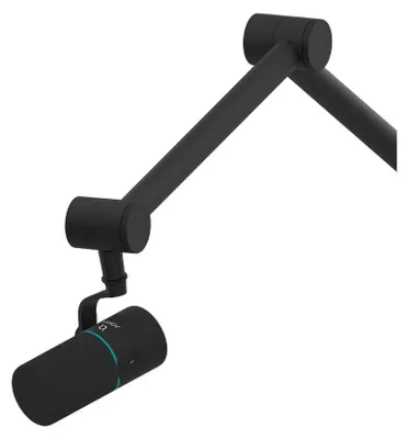 Productafbeelding van Professionele dynamische USB-XLR podcastmicrofoon, zwart, 3 meter