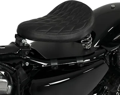 Image de Selle à ressort Solo avec plaque de base # SG11 noir