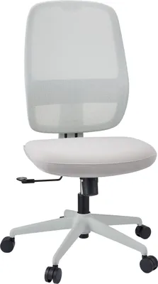 Zdjęcie produktu dla hjh OFFICE Profesjonalne krzesło biurowe Minoro W Ergonomiczne krzesło biurowe bez podłokietników Tkanina / siatka Taupe Obrotowe krzesło do biura, domu