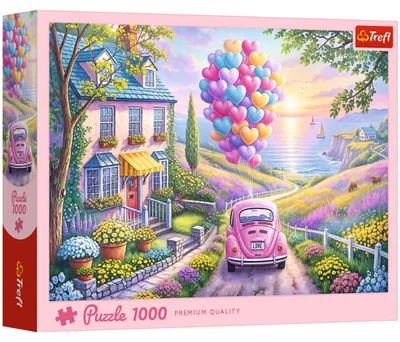 Produktbild von Puzzle - 1000 – Romantische Fahrt - Romantyczna Przejażdżka – Trefl 10971
