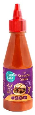 SOS Z OSTREJ PAPRYKI CHILI SRIRACHA BEZGLUTENOWY BIO 250 g - TERRASANA
