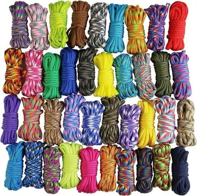 Image de Paracorde multicolore, lot de 20