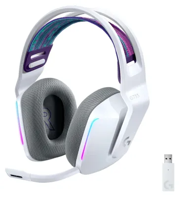 Produktbild von Logitech Kabelloses Headset G733 Weiß