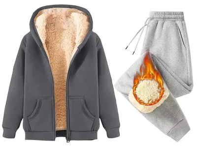 Immagine prodotto di Elzusha - Pigiami da casa in cotone da donna, ideali per l'inverno