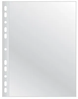 Produktbild von Q-connect Dokumentenhüllen PP A4 100 my erweiterbar 50 Stück