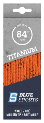 Image de BlueSports - Lacets « Titanium » pour patins à glace, cirés, hockey PP10274 (213 cm) (orange)