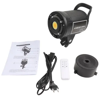 Produktbild von Portable LED Photography Fill Light 135W Studio Video Light 2800K to 5600K Dimmable for Bowens Mount Video Light with Remote Control for Wedding