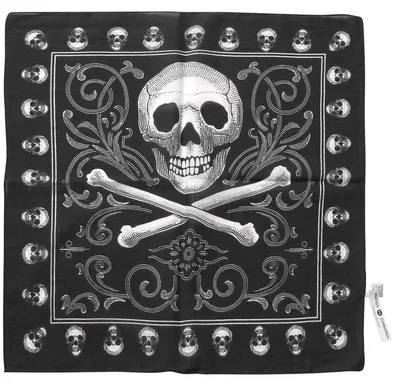 Produktbild von Bandana 100% Baumwolle 54x54 cm – Halstuch, Kopftuch, hitze- und schweißresistent
