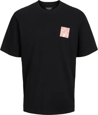Produktbild von Jack & Jones Canon Wide Fit Tee Schwarz - Große XL